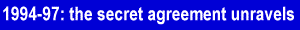 1994-97: the secret agreement unravels